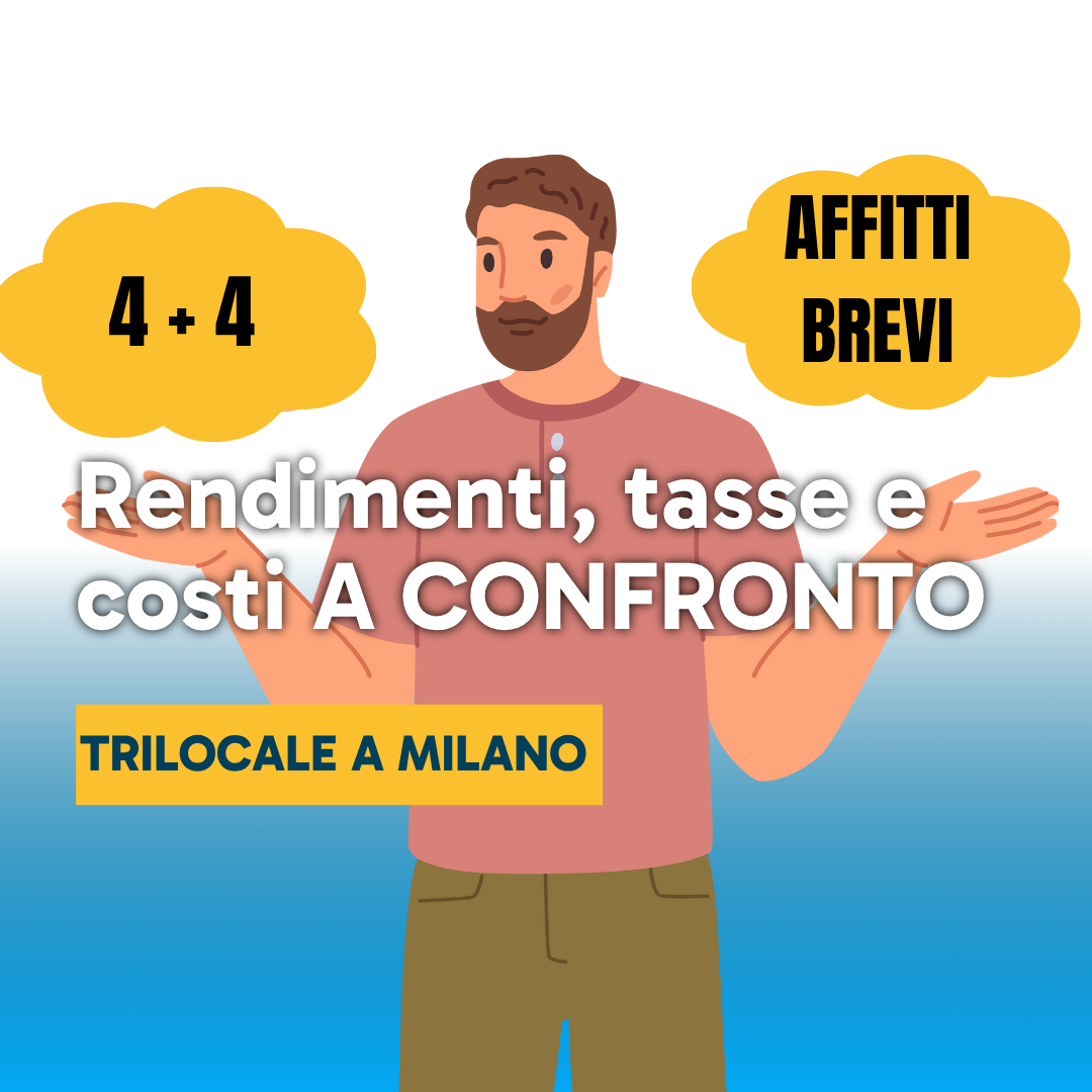 Confronto tra affitto breve e affitto 4+4 a Milano: i dati a confronto in Corso Buenos Aires