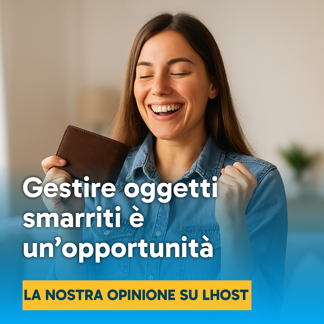 Copertina del blog Full Price sull’esperienza con il servizio LHOST per oggetti smarriti nell’ospitalità.
